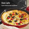 Supor Enamel Cast Iron Frying & Grilling Pan