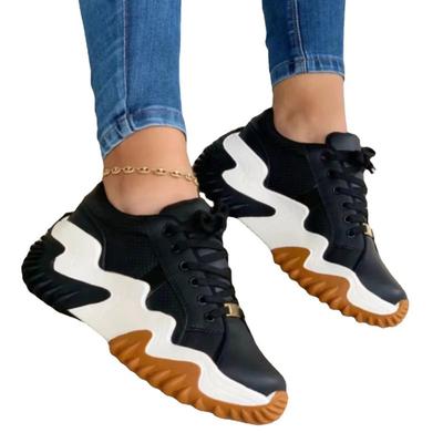 2024 модная новая женская повседневная спортивная обувь на толстой подошве, вулканизированная обувь для бега