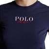 Женская футболка с коротким рукавом и круглым вырезом Polo Ralph Lauren с логотипом