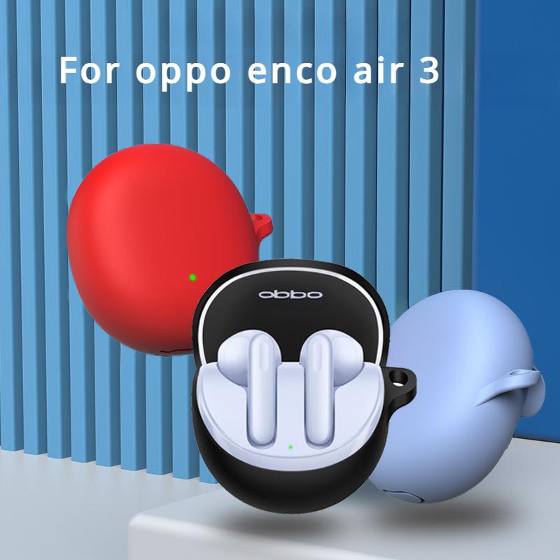 Для oppo enco air 3 защитный чехол для наушников силиконовый чехол милый чехол сиамский силиконовый одноцветный чехол для oppo enco air 3