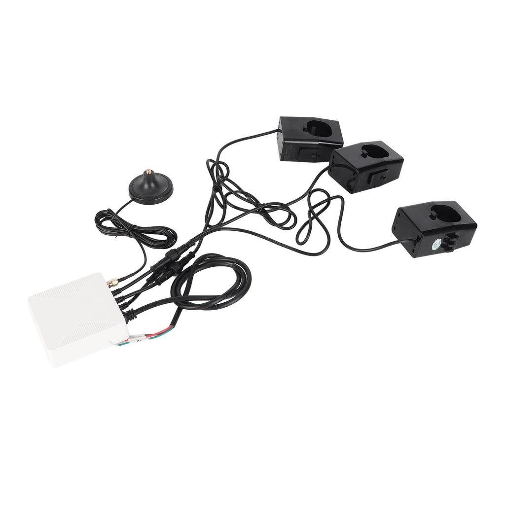 Трехфазный счетчик электроэнергии WiFi Мониторинг в реальном времени через приложение Умный монитор энергии с 3 датчиками тока 500А Уровня цепи 100-240В