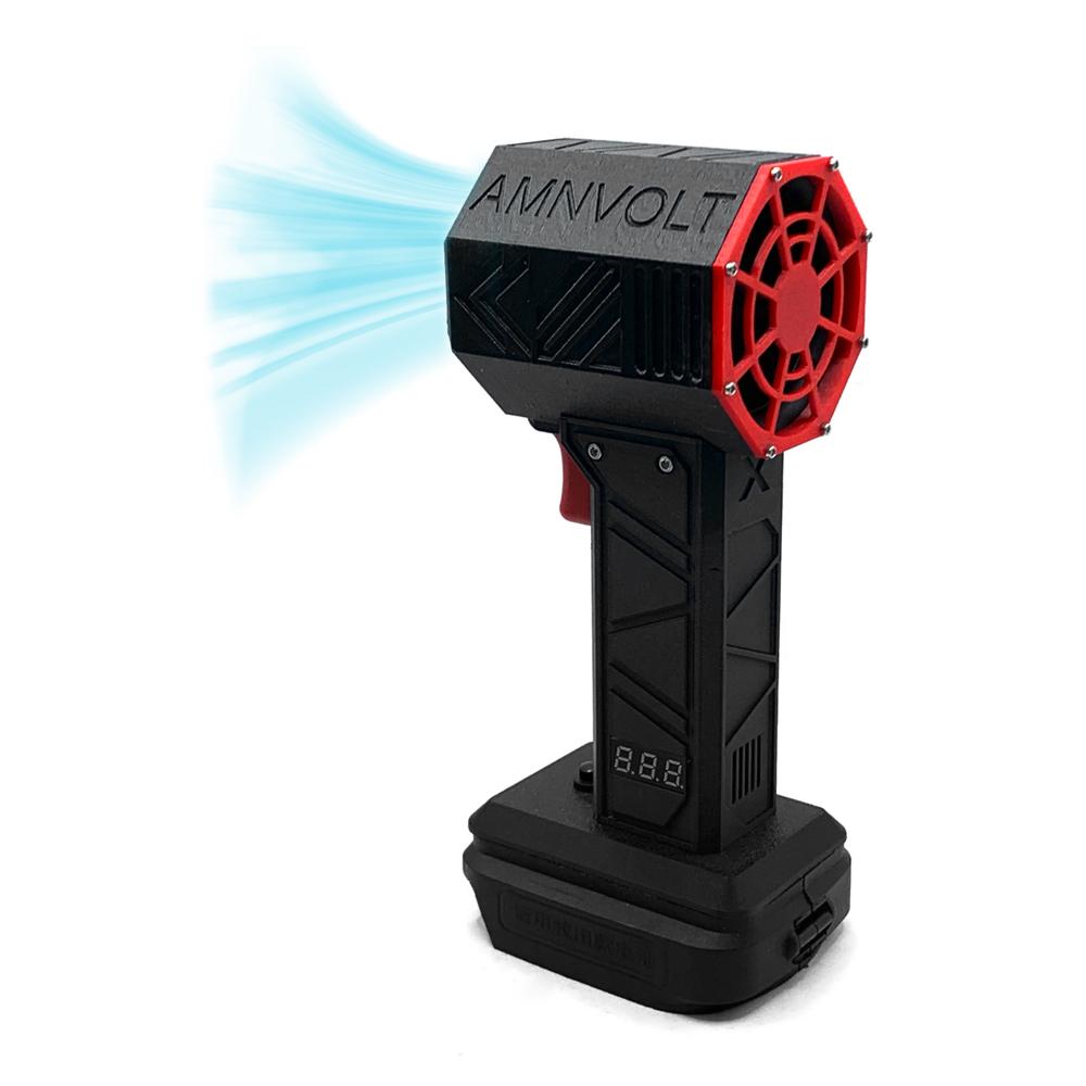 Ручной струйный вентилятор 1000 г, мощный вентилятор с бесщеточным двигателем 50 мм, турбовентиляторный воздуховод высокой мощности