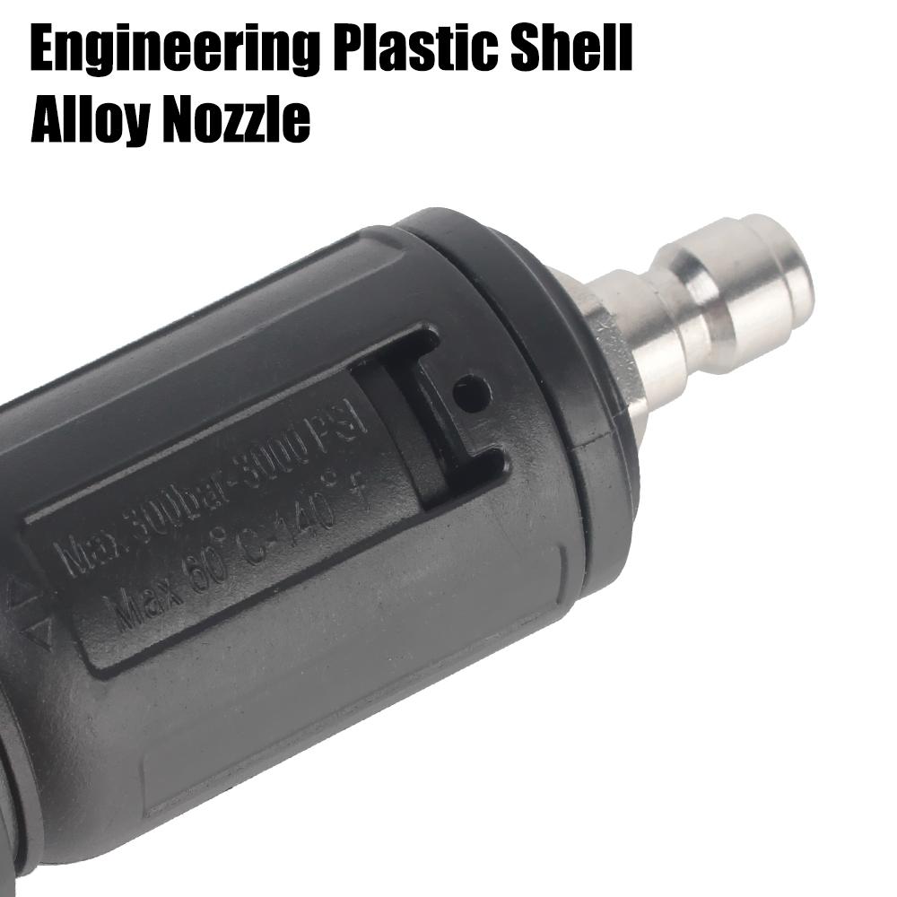 Распылитель с регулируемым углом сопла для мойки высокого давления 3000 фунтов на квадратный дюйм с быстродействующим разъемом 1/4 дюйма для мойки автомобилей