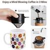 1/1pc Foldable Coffee Filter Portable Pour Over Coffee Maker Filter Reusable Funnel Cup with Ear Hook Paperless Coffee Dripper