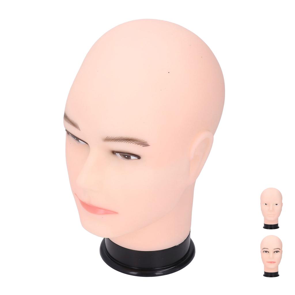 Лысая голова манекена модель ПВХ универсальный парик шляпа дисплей мужской голова манекена для салона красоты школа 
