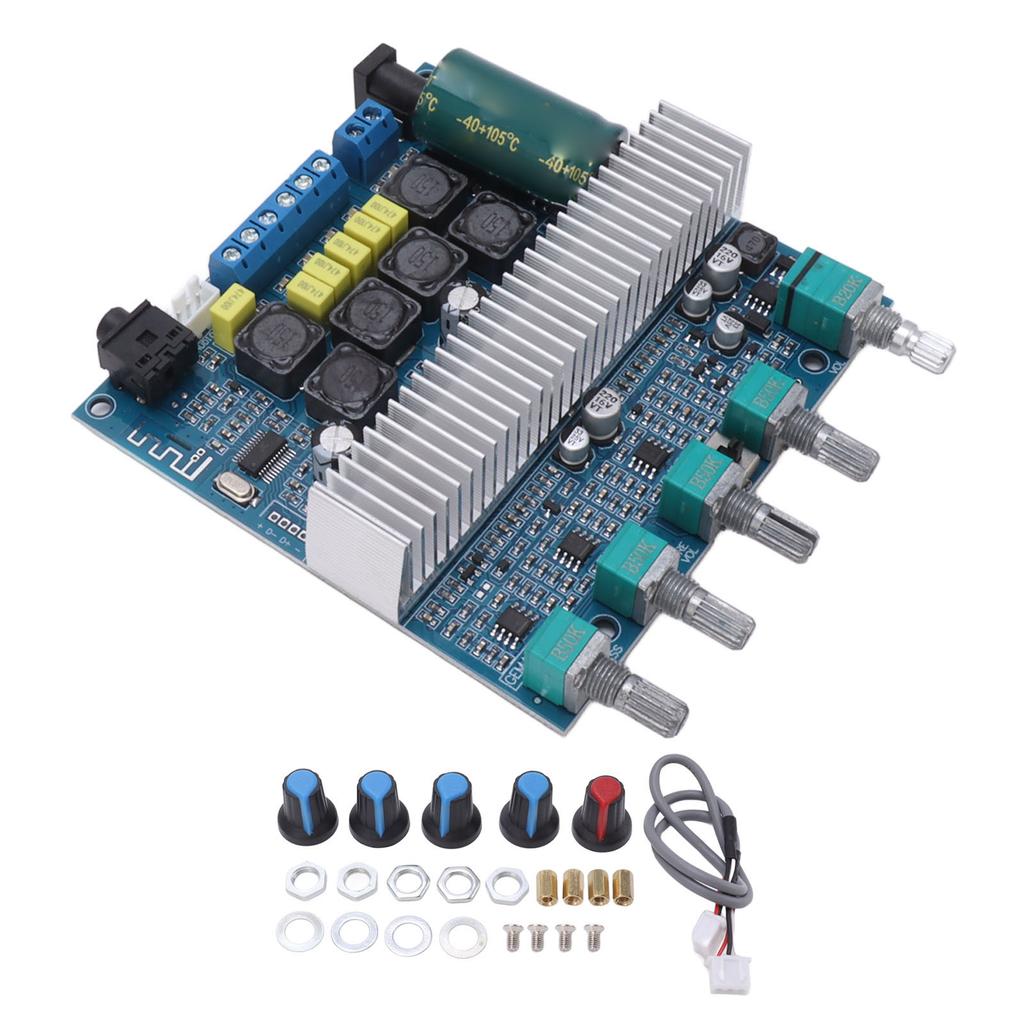 Subwoofer Amplifier Board High Power Bluetooth Audio Amp DC12V?24V 2.1 Channel TPA3116 50W+50W+100W
