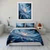 Crystal Decoration Art Set - Home Decor Bedding Set with 1 Duvet Cover 2 Pillowcases Single Double King Queen, Gift