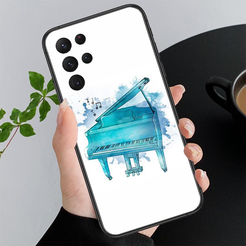 Чехол для телефона Samsung Galaxy A73 A53 A13 A22 A12 A32 A71 A21S A33 A52 A72 A23 A51 A31 M31 Музыкальная клавиатура пианино Чехол