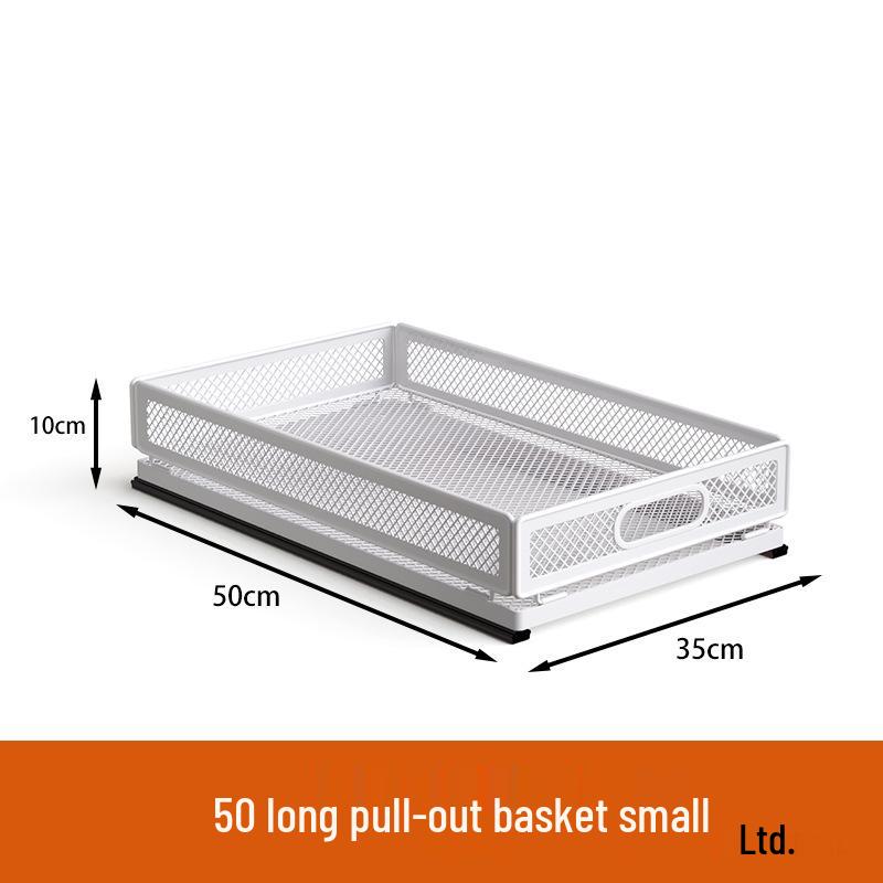 Многоярусная выдвижная кухонная корзина для хранения закусок, приправ и банок