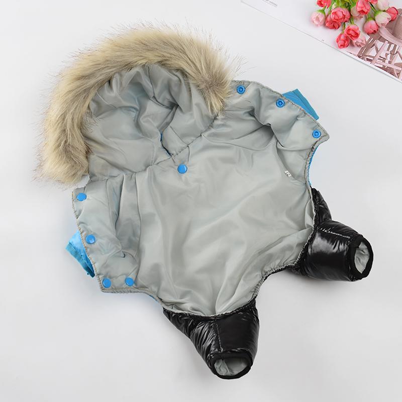 Winter Warm Dog Hoodies Waterproof Puppy Coat for Small Medium Dogs Jumpsuit Fashion Soft Pet Jacket Chihuahua Yorkshire Outfits