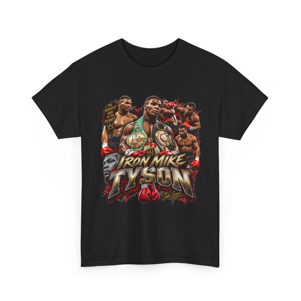 Iron Mike Tyson Graphic Tee | Boxing Champion Illustration