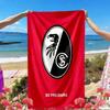 SC Freiburg Print Beach Towel, Versatile Lightweight Absorbent Beach Towel for Pool Surf Yoga Bathroom, Perfect Birthday Holiday Gift