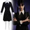 Wednesday 2 Character Cosplay Gown With Flexible Material For Costume Events