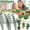 2-12Pcs Plastic Plant Support Pile Frame Greenhouse Arrangement Semicircle Fixed Rod Indoor Flower Plant Vine Climbing Bracket