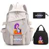3Pcs/set Anime Cartoon Demon Hunters Printed Backpack for Teenger Children Student Schoolbag Girl Women Large Capacity Waterproof Travel Bag