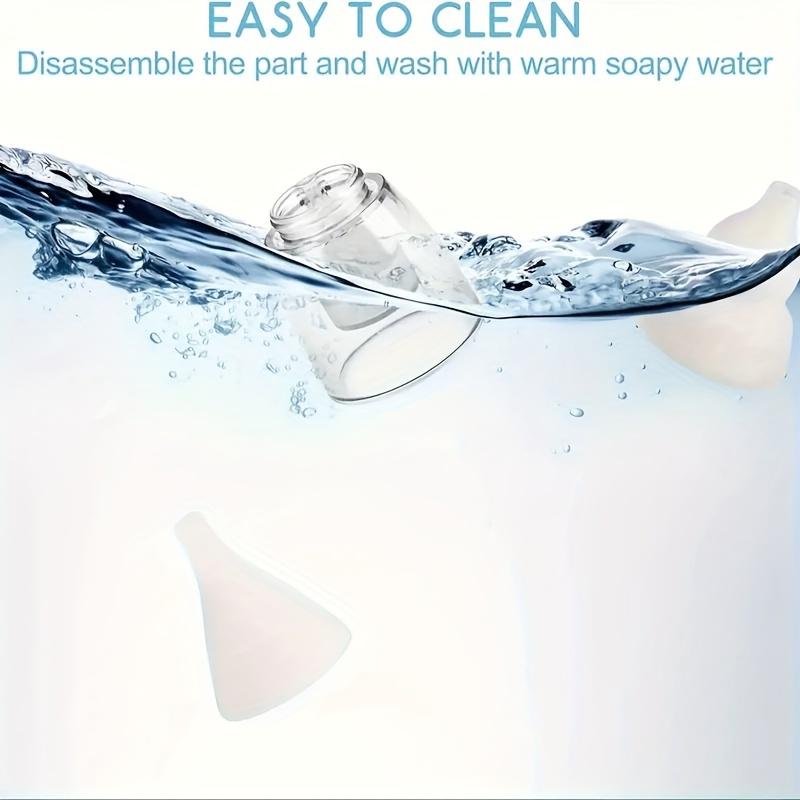 Новый перезаряжаемый детский очиститель носа, силиконовый, регулируемый, электрический, детский назальный аспиратор, безопасность для здоровья, удобный, низкий уровень шума