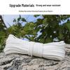 Nylon Multipurpose Rope: Tarpaulin, Greenhouse, Binding, Sunning Quilt, Curtain Pull, Clothesline, Tying Cattle, Wear-resistant Truck Applications.