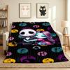 Nightmare Before Christmas Flannel Blanket Throw Blanket Soft Warm Sofa Bed Camping Home Decor Unique Christmas Gift C9211539