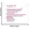 Pink Christian Tapestry Aesthetic Bible Verses Tapestries Wall Hanging Pink Wall Art for Teen Girls & Women Wall Tapestry for Bedroom Dorm Decor for