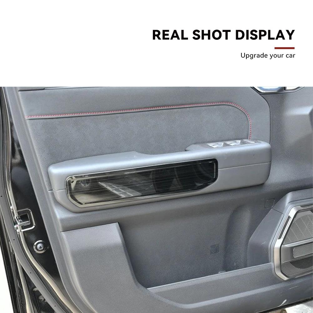 4 шт./компл. Chery Jetour Traveller T2 2024 2024 Автомобильная нержавеющая сталь Внутренняя дверная ручка Панель Декоративная крышка Модифицированные аксессуары