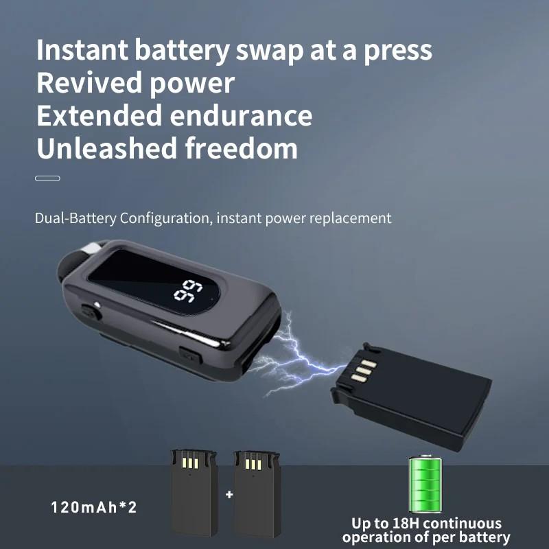 Бизнес Bluetooth-наушники с 2 сменными аккумуляторами, шумоподавлением, HD-вызовом, вибрационным оповещением