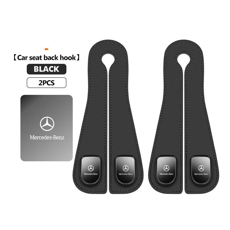 Car Headrest Hook Rear Seat Hanging Dual Hook Hanger Universal For Mercedes Benz AMG A C E S G Class W201 W210 W108 W204 W205 CLNOP1
