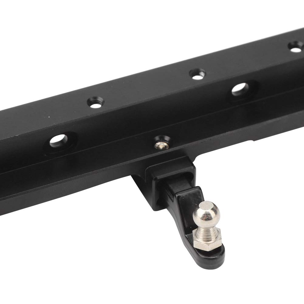 RC Rear Metal Bumper Bracket for Scale RC Crawler Compatible with SCX10 Black Rear Bumper with Custom Gift for Beginners and Advanced RC Cars Bumper,
