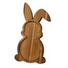 Wooden Rabbit Serving Tray Animal Charcuterie Platters Novelty Appetizer Platter