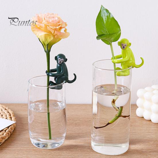 3/6 шт. держатель для поддержки растений в форме обезьяны, инструмент для роста растений, держатель для почек, стеблей, побегов и черенков