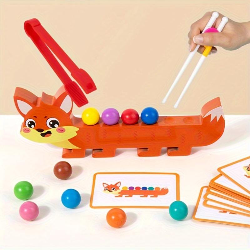 Игра нанизывание бусин с животными Деревянная, красочная, игрушка для координации рук и глаз для детей, развивает креативность, навыки мышления, обучающая игрушка, игривый дизайн