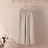 Women's Summer Cotton Linen Wide Leg Pants  Full Length Casual Pants Women Straight Trousers