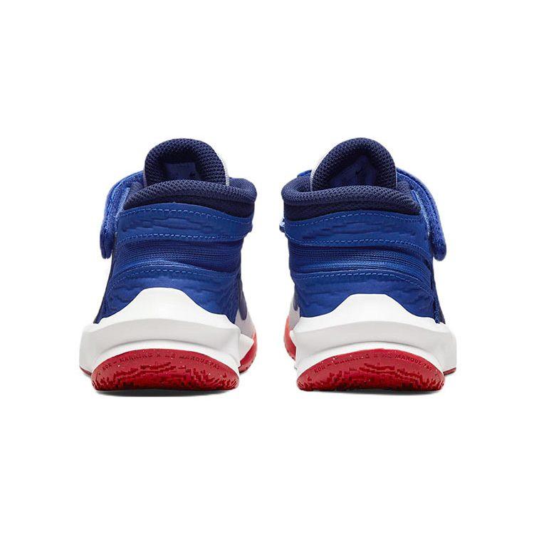 Nike Детские баскетбольные кроссовки Team Hustle D 10 Flyease Mid top Серый Синий Дети Возраст 3 7 Лет DD7302-103