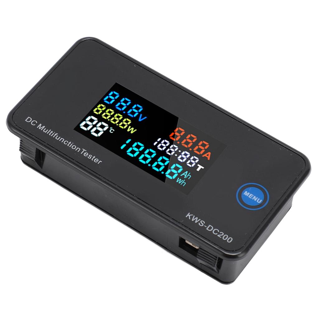 DC Digital Voltmeter Ammeter DC200 50A LCD Color Display 7 In 1 Multifunction DC Multimeter Tester for Factory