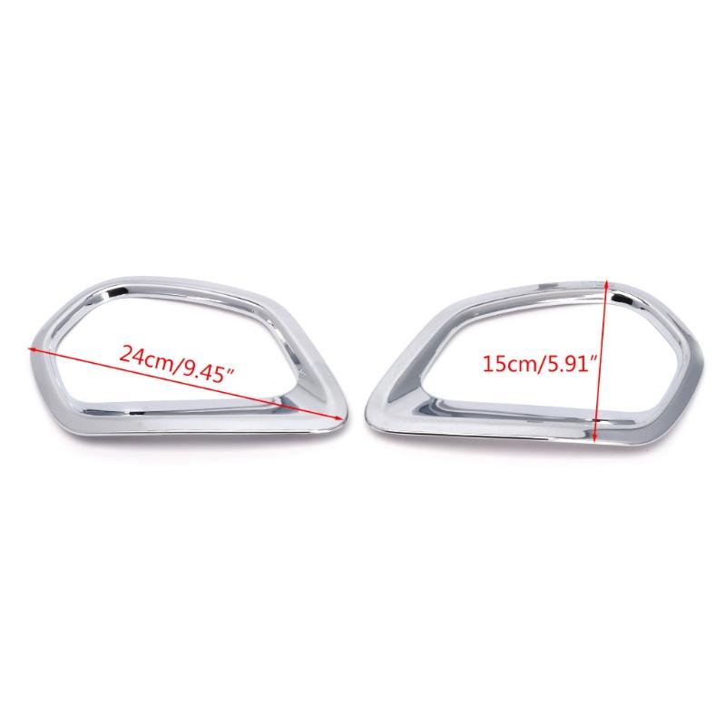 2 шт. задняя противотуманная фара для автомобиля, накладка на крышку для Mitsubishi 20