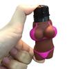 1Pc Igniter Case Creative Sexy Body Shape Silicone Ignition Machine Cover Durable Protection Case AVE