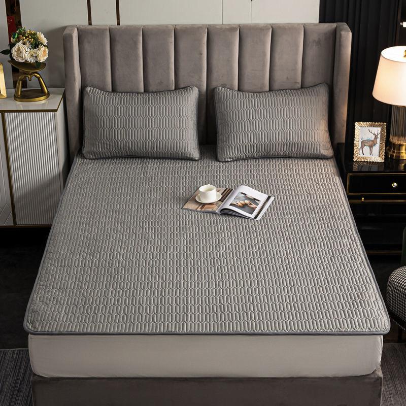 Мягкое постельное белье из хлопка высокого качества, наматрасник, утолщенное стеганое покрывало, эластичные простыни, простыня на подкладке