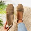2025 New Women Flats Shoes Trend Slip On Loafers Casual Round Toe Flat Sneakers Women Breathable =Shallow Comfort Shoes Ladies