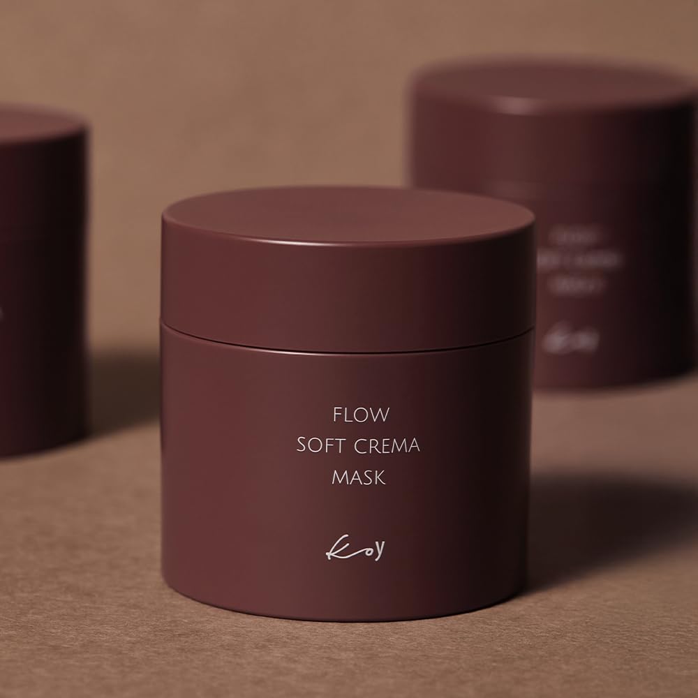 KOY Flow Soft Crema Mask 70 мл Кислородная пенная увлажняющая пептидная маска для лица со шпателем – Отшелушивающая, Массажная, Формула, Смываемая
