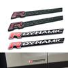 R DYNAMIC Bar Emblem For Range Rover VELAR Sport Edition Car Styling Fender Logo Lower Side Door Black Silver Decoration Sticker