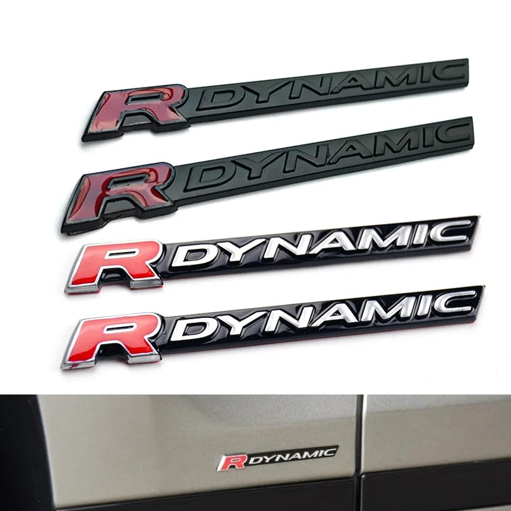 Эмблема R DYNAMIC для Range Rover VELAR Sport Edition, Стайлинг автомобиля, логотип на крыле, нижняя боковая дверь, черный, серебристый цвет, декоративная наклейка