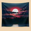Cosmic Solar System Hanging Cloth Art Background Cloth Galaxy Space Planet Tapestry Science Fiction Planet Background Cloth