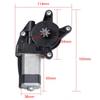 Right Side 12V 30W Car Window Lifter Motor Power Window Regulator