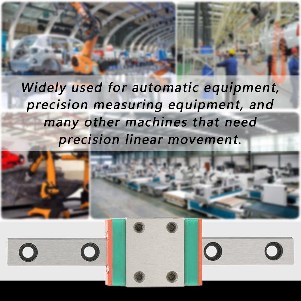 Линейные направляющие, LML7B Миниатюрная линейная рельсовая направляющая шириной 7 мм + Слайд-блок для 3D-принтера и станка с ЧПУ (70мм)