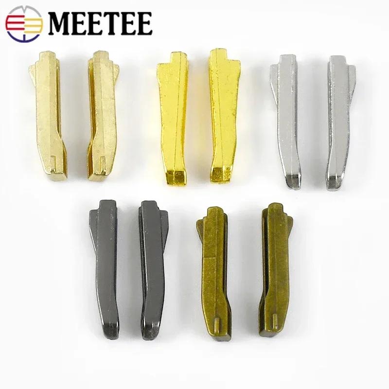 10-30 комплектов 3#5#8#10# Защелка для молнии Стопор против скольжения Двусторонняя заглушка для молнии Пряжка Комплекты для ремонта головок молний с двойным открытием Швейные принадлежности