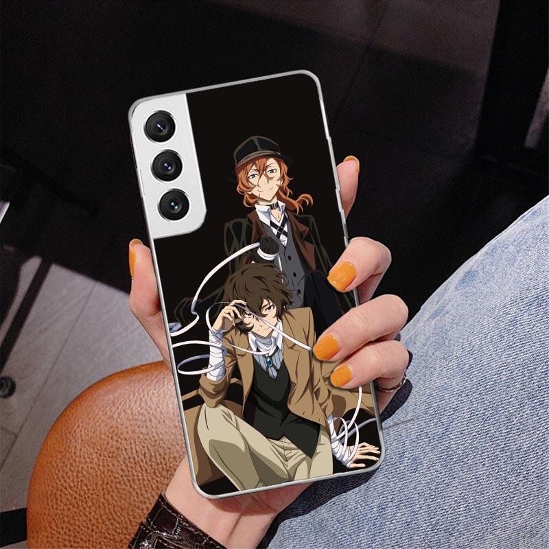 Bungo Stray Dogs Double Black Phone Case For Samsung Galaxy S24 S25 Edge S26 Ultra S23 S22 S21 Plus S20 FE + Personalized Print