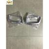 Chrome Rear Fog Light Cover Trim 2pc For Toyota Land Cruiser Prado FJ150 2010-22