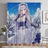 Azur Lane Современные шторы для гостиной для окна с камерой Затемняющие шторы 2 штуки Тюль для спальни Перегородки Жалюзи