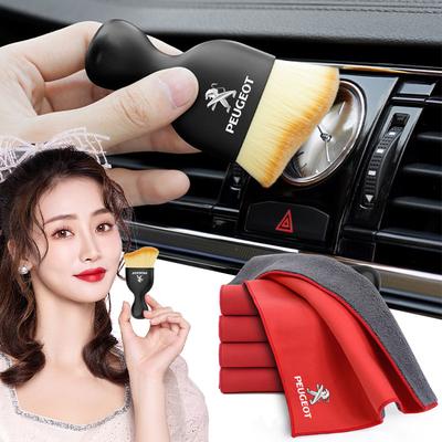 Для 308 408 508 RCZ 208 3008 2008 206 207 108 406 407 206 207 208 307 Инструмент для мытья и чистки автомобиля Мягкая щетка для чистки воздуховыпускного отверстия кондиционера