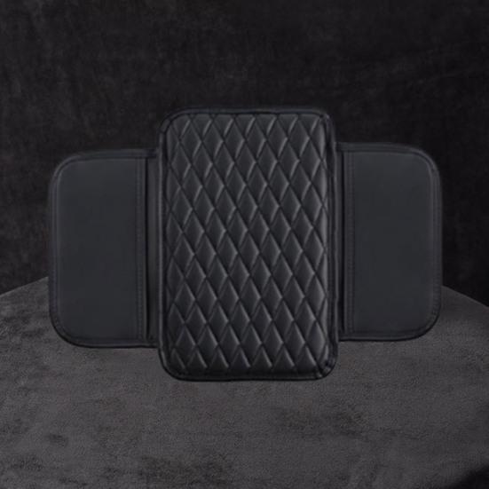 Коврик для подлокотника автомобиля, кожаный чехол на подлокотник, подушка с боковыми карманами для хранения, чехол для центральной консоли автомобиля, аксессуар для салона автомобиля для автомобиля, грузовика, внедорожника