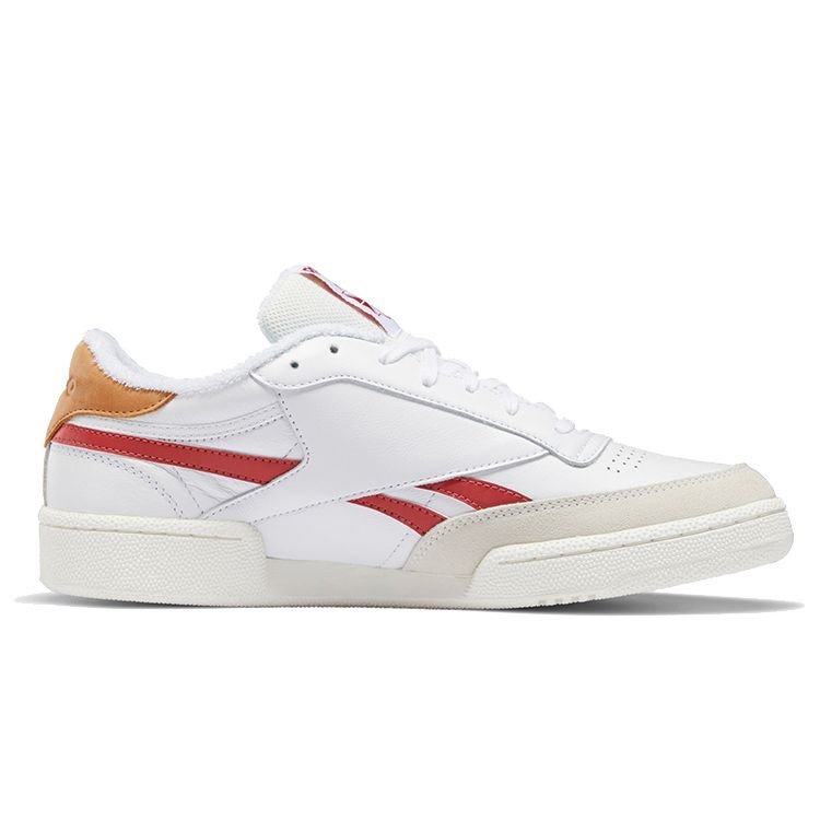 Reebok Club C Revenge White Mars Red Мужские кроссовки Мел FY9418